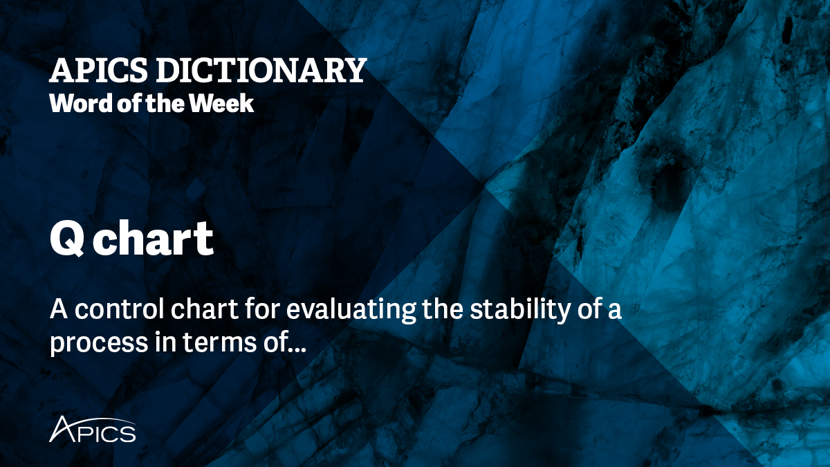 What is a Q chart? Definition from APICS Dictionary