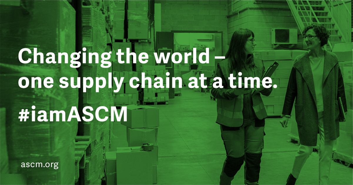 THE ASSOCIATION FOR SUPPLY CHAIN MANAGEMENT FORMALLY LAUNCHES, COMMITS